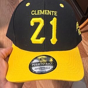 Black and Yellow Adjustable Cap